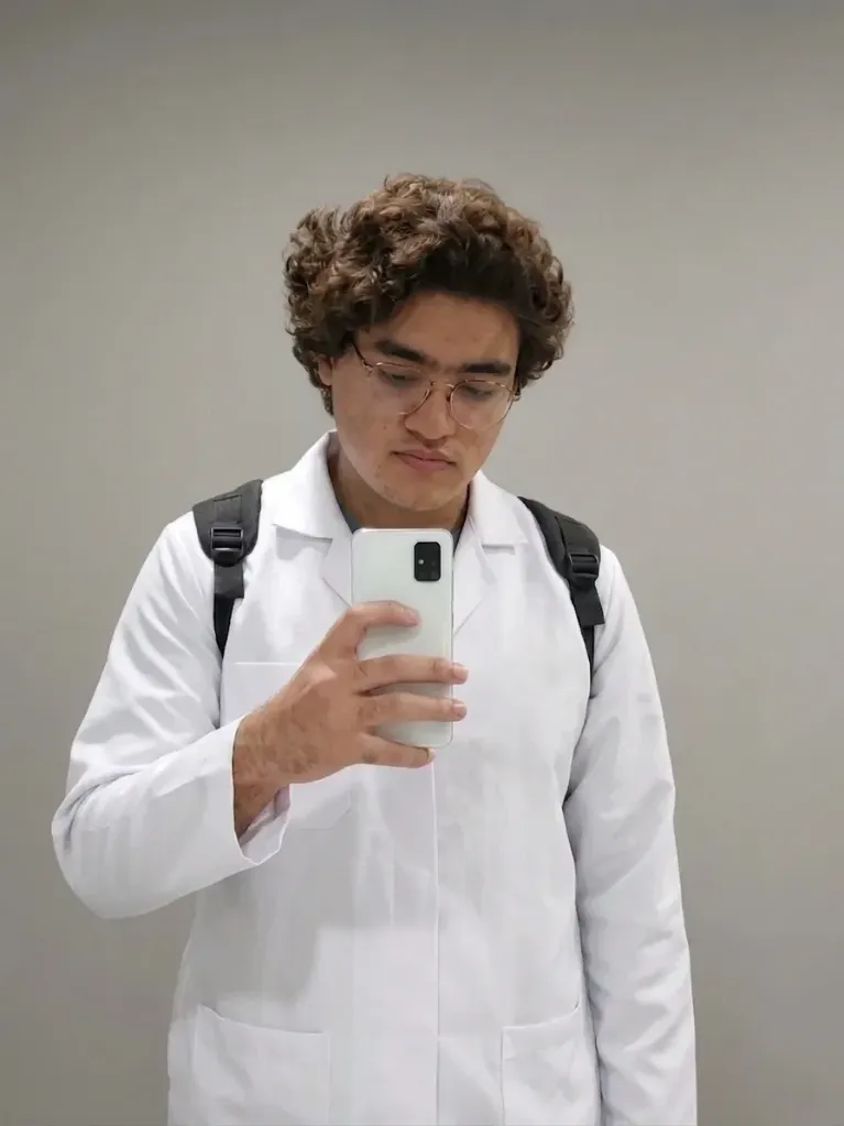 بالطو طبي أبيض عالي الجودة - قابل للتخصيص (S, سادة)